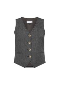 Chrissie Waistcoat Bret Easton Ellis Check Bella Freud Bella Freud US at Bella Freud