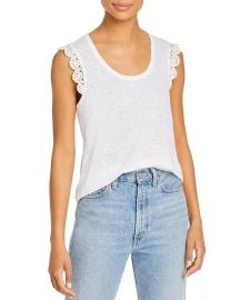 Chrissy Linen Tank Top at Bloomingdales