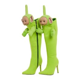 Christian Cowan x Teletubbies High Heel Boots at Christian Cowan