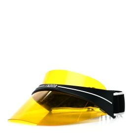 Christian Dior DiorClub1 Sun Visor Yellow 1079379 FASHIONPHILE at Fashionphile
