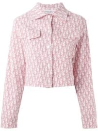 Christian Dior Logo Print Jacket - at Farfetch