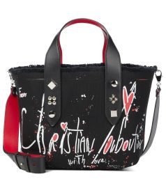 Christian Louboutin - Frangibus Small printed canvas tote at Mytheresa