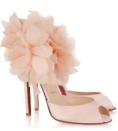 Christian Louboutin Carnaval 120 Flower Heels at Live with Kelly