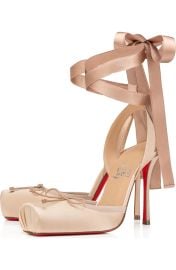 Christian Louboutin Cassia Lace Up Slingback Pump at Nordstrom