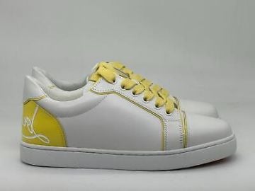 Christian Louboutin FUN VIEIRA Leather Signature Low Top Sneakers Shoes 895 eBay at eBay