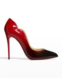 Christian Louboutin Hot Chick Ombre Red Sole Pumps at Neiman Marcus