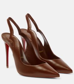 Christian Louboutin Hot Chick Slingback Pumps at Mytheresa