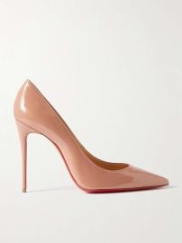 Christian Louboutin Kate 100 Patent Leather Pumps at Net a Porter