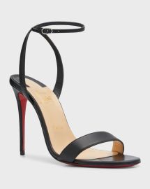 Christian Louboutin Loubigirl Ankle-Strap Red Sole Sandals at Neiman Marcus