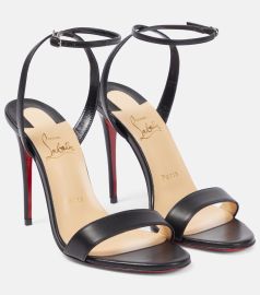 Christian Louboutin Loubigirl leather sandals at Mytheresa