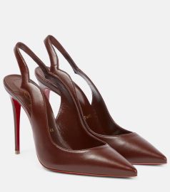 Christian Louboutin Nudes Hot Chick leather pumps at Mytheresa