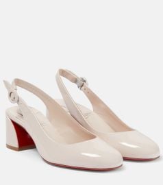Christian Louboutin So Jane Patent Leather Slingback Pumps at Mytheresa