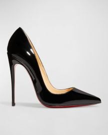 Christian Louboutin So Kate Patent Pointed-Toe Red Sole Pump at Neiman Marcus