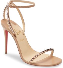 Christian Louboutin So Me Studded Sandal at Nordstrom