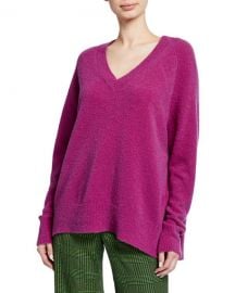 Christian Wijnants Karwat V-Neck Wool Sweater at Neiman Marcus