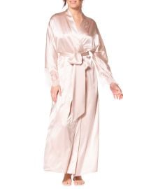 Christine Lingerie Heirloom Silk Charmeuse Long Robe at Neiman Marcus