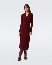 Christoph Midi Wrap Dress Diane von Furstenberg at DvF