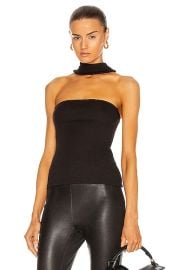 Christopher Esber Reverse T-Bar Halter Top in Black FWRD at FWRD