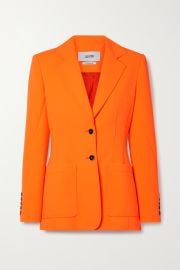 Christopher John Rogers Crepe Blazer at Net a Porter