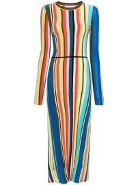 Christopher John Rogers Ribbed Chenille Maxi Dress - at Farfetch