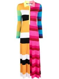 Christopher John Rogers Striped Polo Dress - at Farfetch