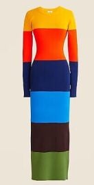 Christopher John Rogers X JCrew Colorblock Dress in Stretch Viscose Blend - XS eBay at eBay