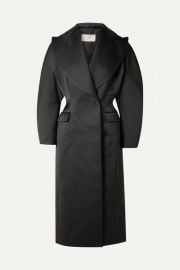 Christopher Kane - Double-breasted duchesse-satin coat at Net A Porter