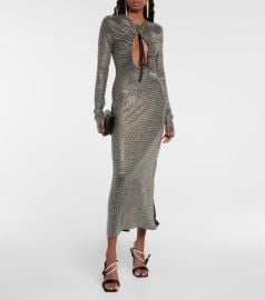 Christopher Kane - Mercury embellished gown at Mytheresa