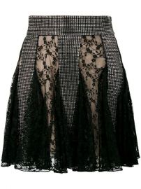 Christopher Kane Crystal Lace Mini Skirt - Farfetch at Farfetch