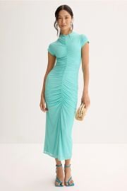 Christy Mesh Cap Sleeve Dress at Rent the Runway