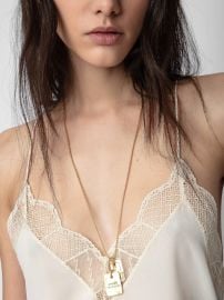 Christy Silk Camisole camisole beige women ZadigampVoltaire at Zadig & Voltaire