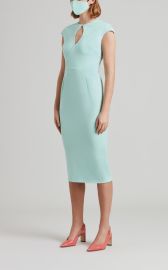  Chriswell Dress in Pastel Green at Roland Mouret