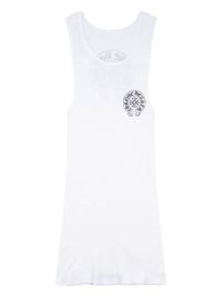 Chrome Hearts horseshoe-detail round-neck Tank Top White at Farfetch