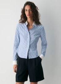 Chronicle Slim Poplin Shirt at Aritzia