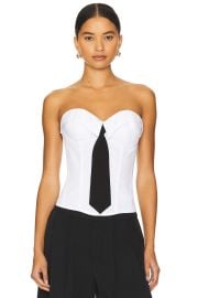 Chrys Pinstripe Corset at Revolve