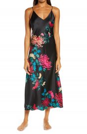 Chrysanthemum Satin Nightgown   Nordstrom at Nordstrom