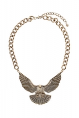 Chunky eagle necklace at Topshop