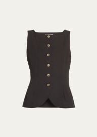 Ciao Lucia Amira Sleeveless Button-Front Top - at Bergdorf Goodman