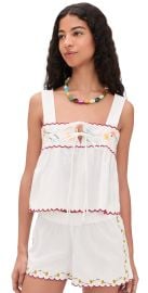 Ciao Lucia Ander Embroidered Top White M at Shopbop