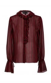 Cicily Ruffled Silk Shirt at Moda Operandi