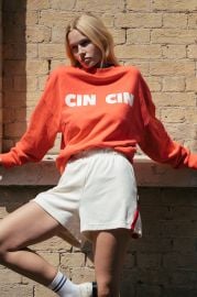 Cin Cin Sweatshirt Coral Araminta James at Araminta James