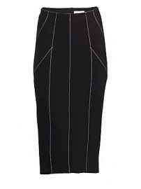 Cinq    Sept - Ali Contrast Stitch Pencil Skirt at Saks Fifth Avenue