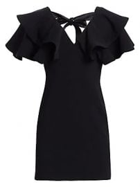 Cinq    Sept - Ambrose Ruffled Shoulder Sheath Dress at Saks Fifth Avenue