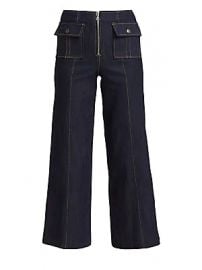 Cinq    Sept - Azure Front Denim Pants at Saks Fifth Avenue