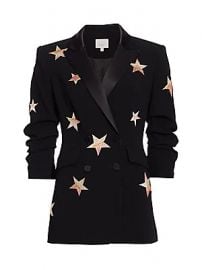 Cinq    Sept - Lila Star Embroidered Blazer at Saks Fifth Avenue