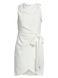 Cinq    Sept - Mini Nanon Crepe Dress at Saks Fifth Avenue