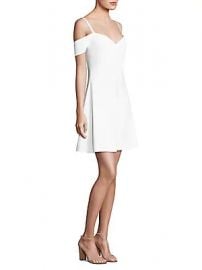 Cinq    Sept - Solid Larkin Cold Shoulder Dress at Saks Off 5th