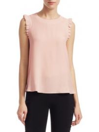 Cinq    Sept - Tous Les Jours Lenore Silk Tank at Saks Fifth Avenue