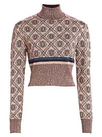 Cinq    Sept - Weston Jacquard Knit Sweater at Saks Fifth Avenue