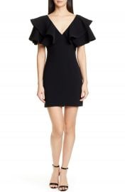 Cinq    Sept Ambrose Ruffle Sleeve Minidress   Nordstrom at Nordstrom